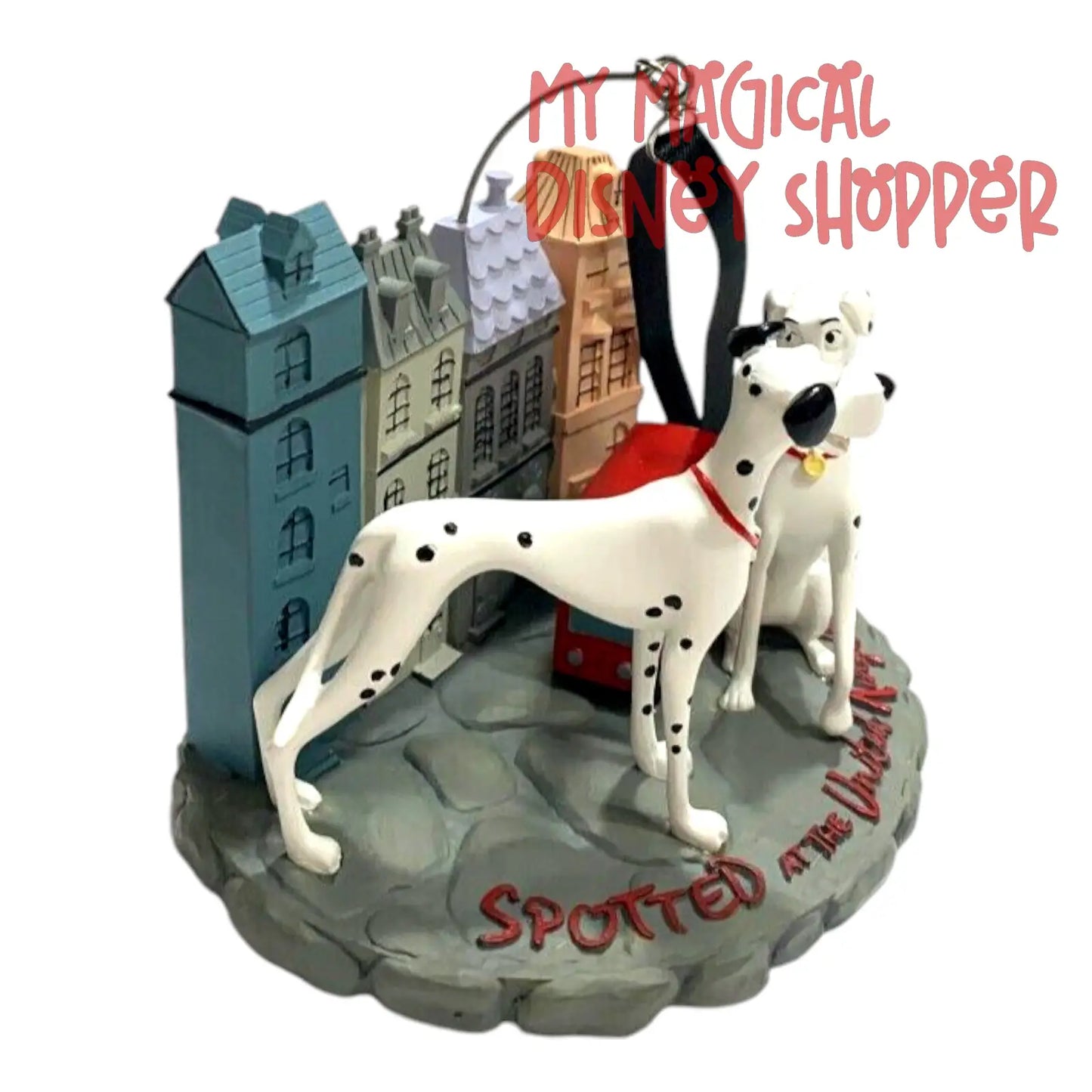 101 Dalmatians Spotted at the United Kingdom Christmas Ornament