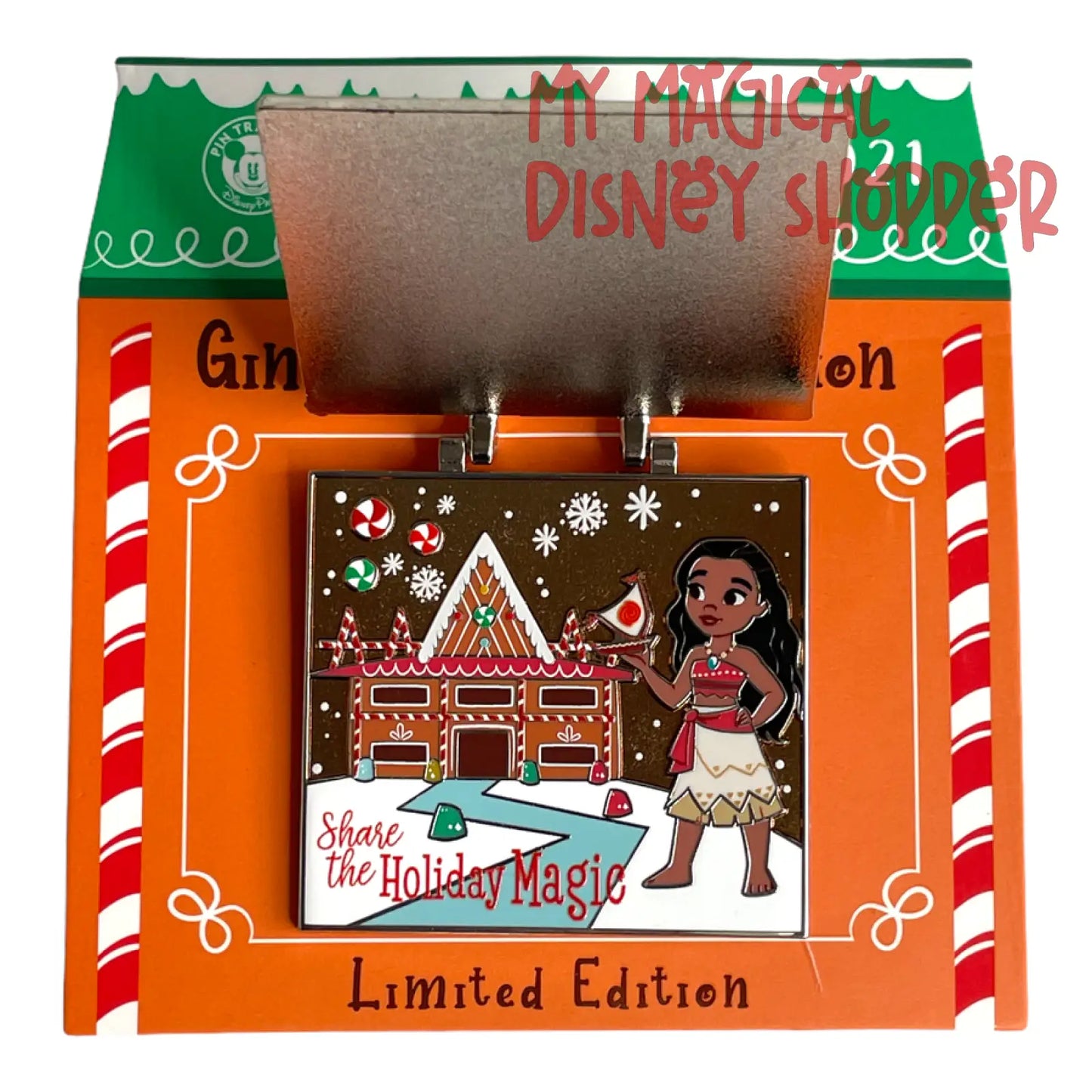 2021 Gingerbread Collection Disney's Polynesian Resort Pin - Limited Edition 2000