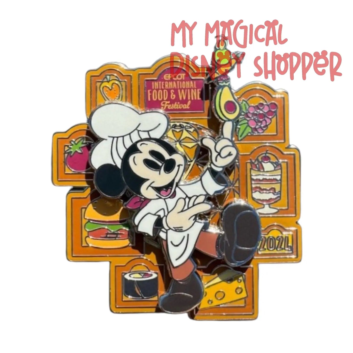 2024 Epcot International Food & Wine Festival Chef Mickey Pin
