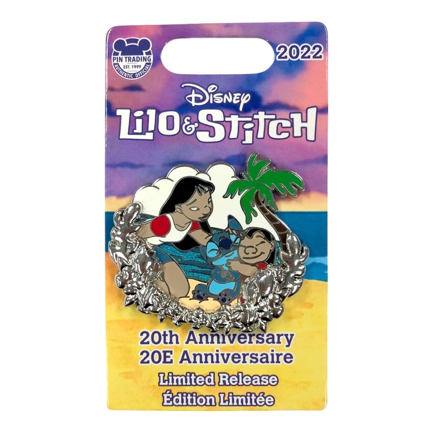Disney's Lilo And Stitch 20th Anniversary Pin - Limited Release