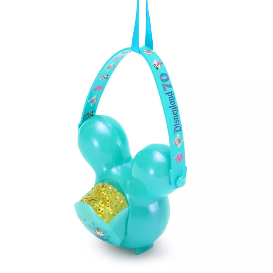 Mickey Mouse and Friends Balloon Light-Up Popcorn Bucket Ornament – Disneyland 70th Anniversary