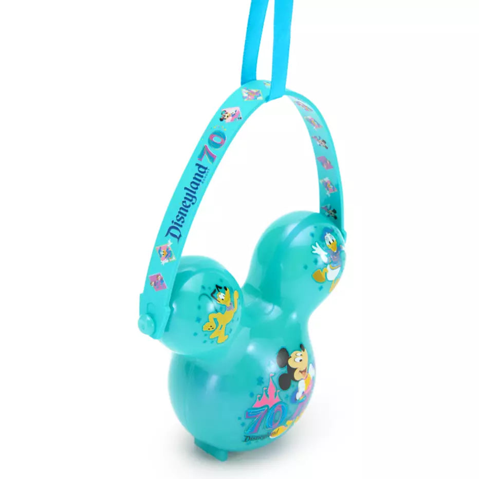 Mickey Mouse and Friends Balloon Light-Up Popcorn Bucket Ornament – Disneyland 70th Anniversary