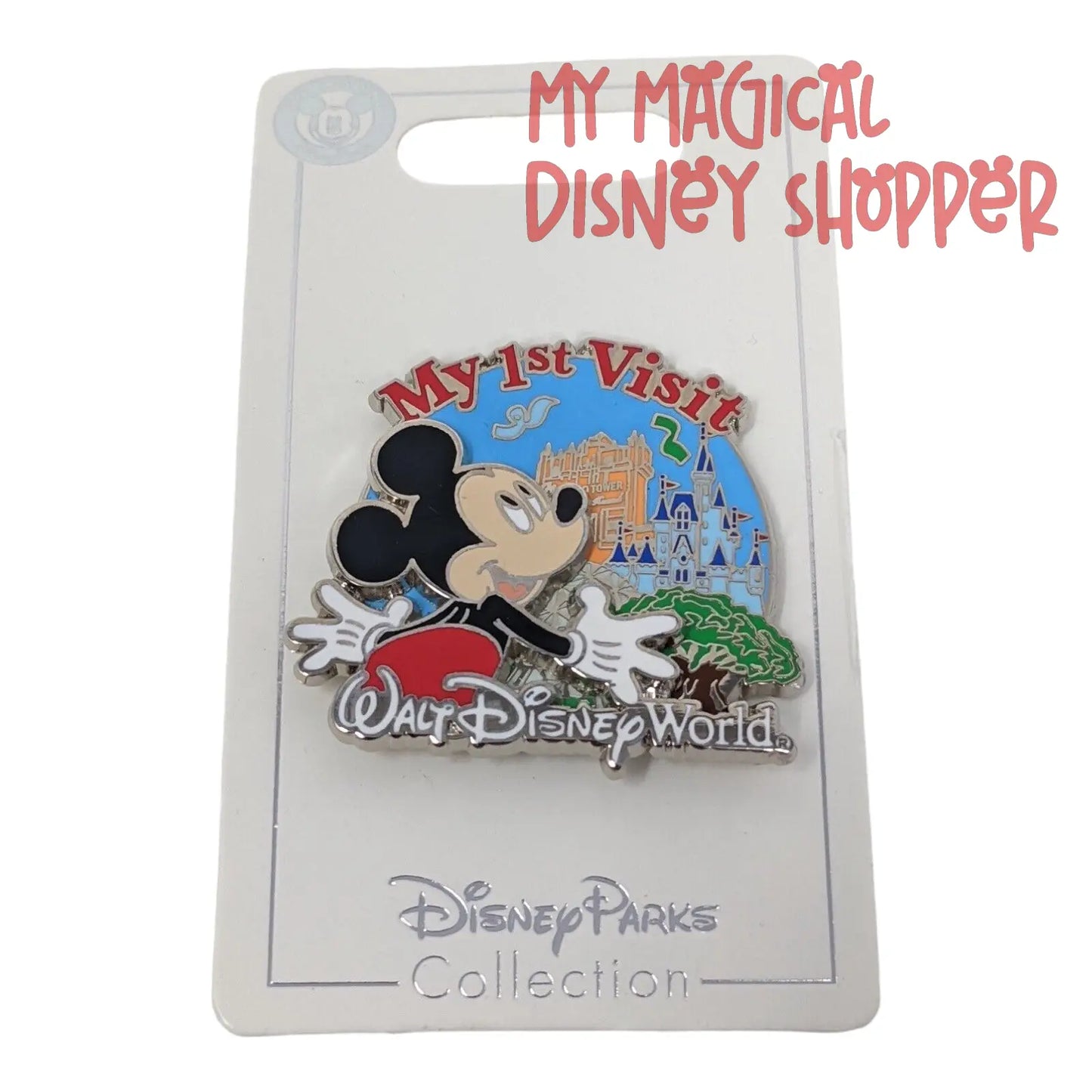 4 Parks My First Visit Mickey Mouse Disney Pin