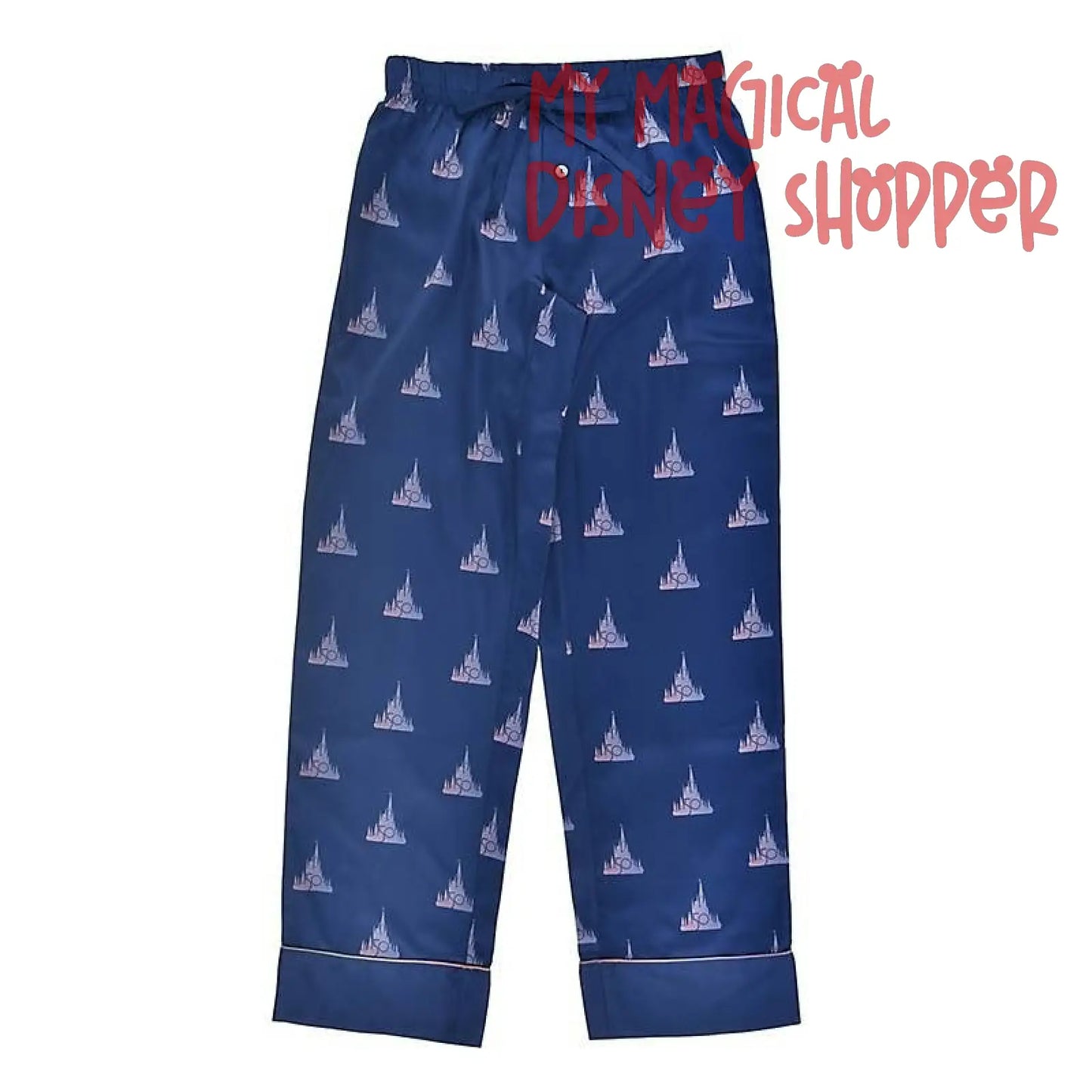50th Celebration Walt Disney World PJ Pajama Set - Castle Collection