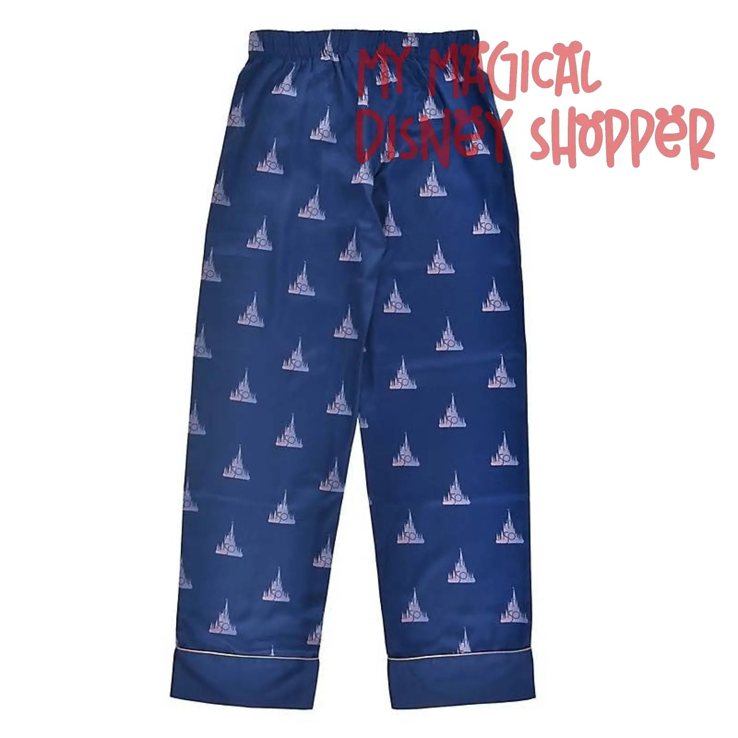 50th Celebration Walt Disney World PJ Pajama Set - Castle Collection