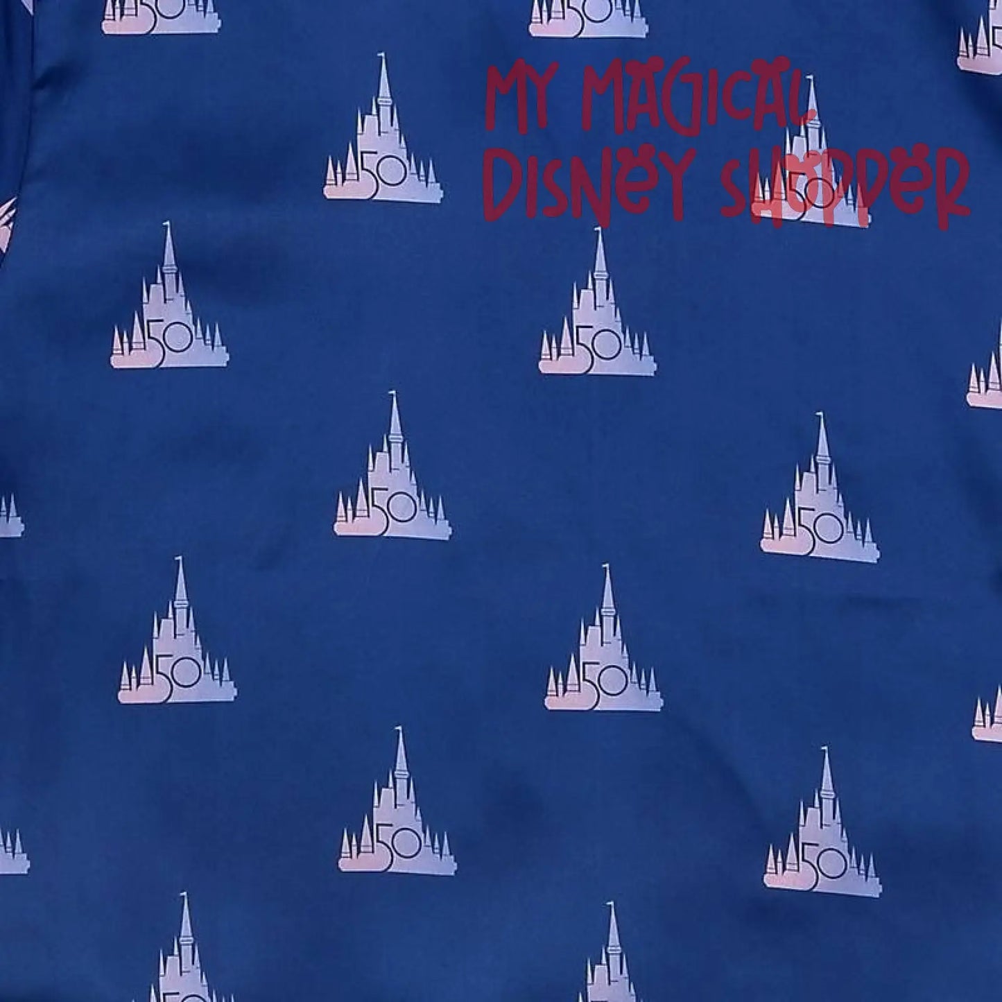 50th Celebration Walt Disney World PJ Pajama Set - Castle Collection