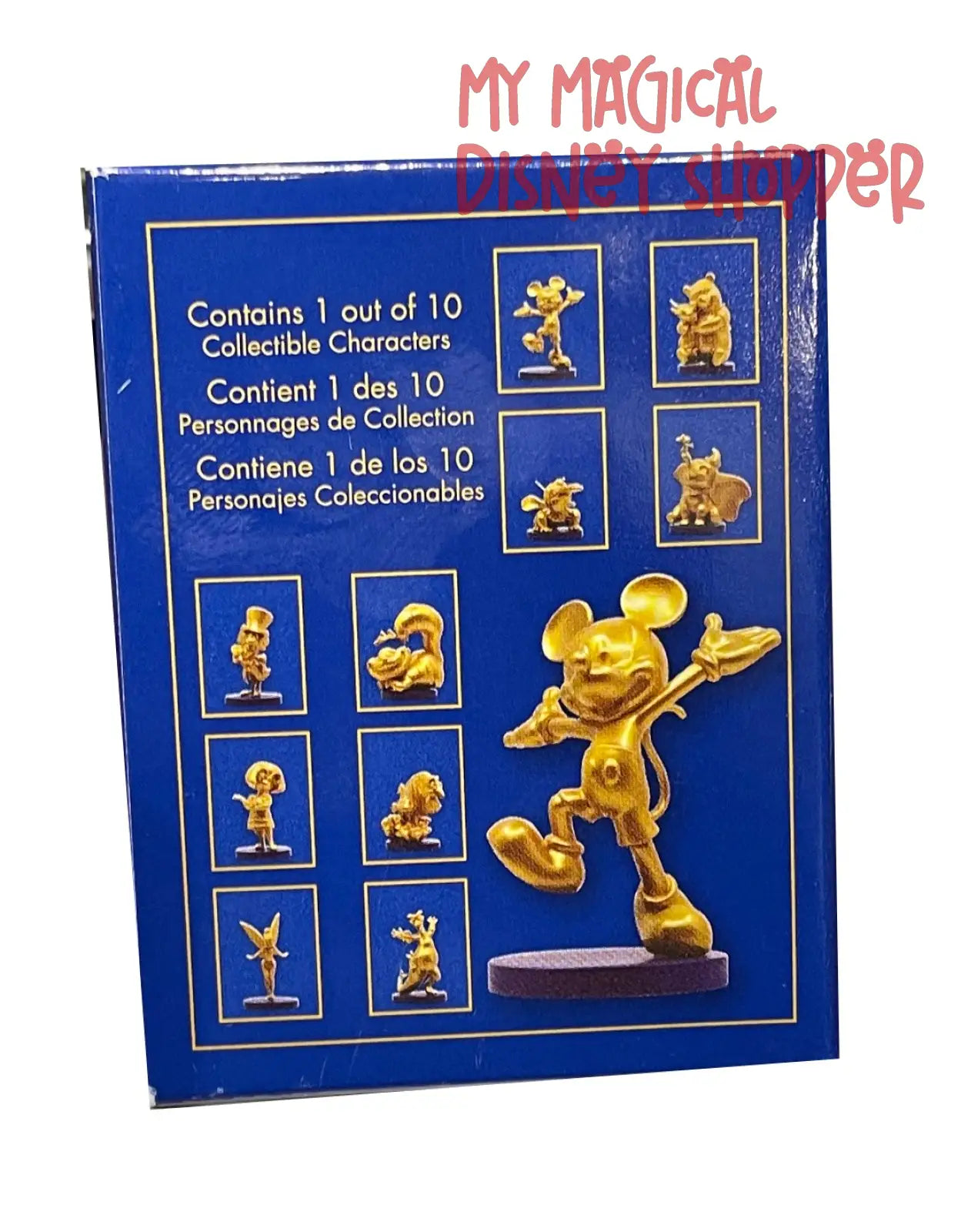 50th Gold Disney Character Figurines - 50th Anniversary