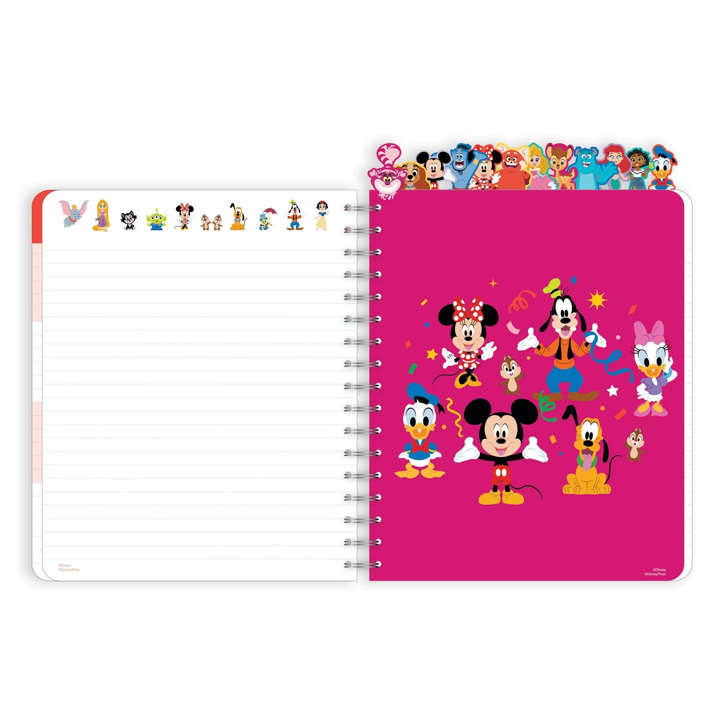Disney 13-Month Undated Planner with Tabs, 184 Pages