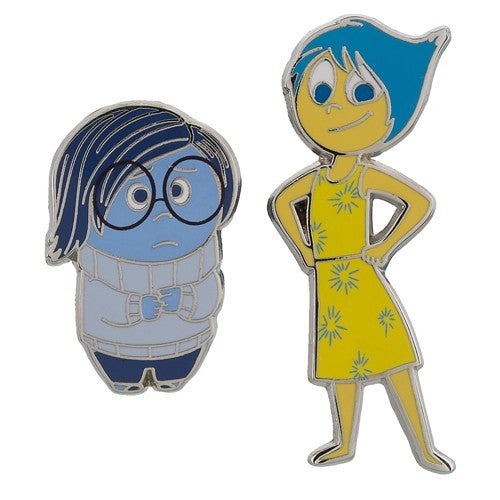 Joy And Sadness Disney Pixar Inside Out Pin Set
