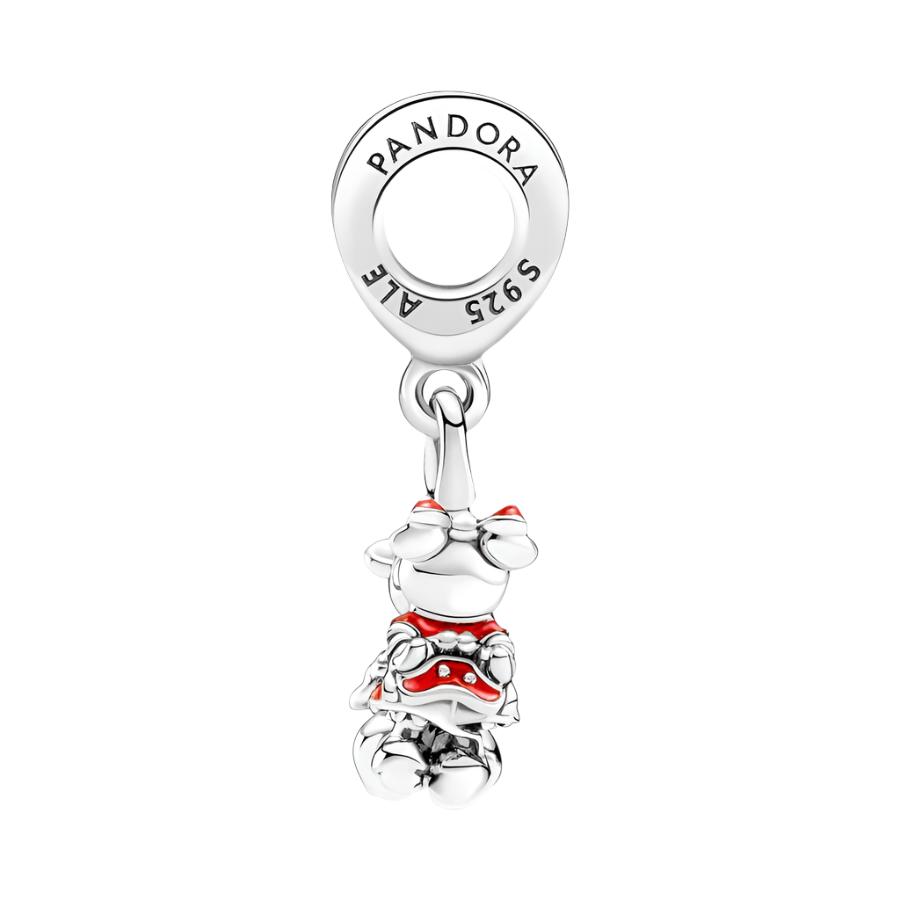 Disney Mickey Mouse & Minnie Mouse Kissing Dangle Charm