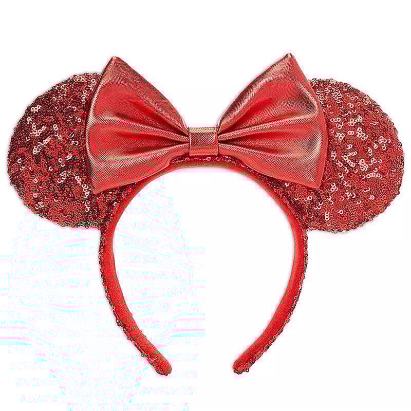 Red Sequin Disney Minnie Ear Headband