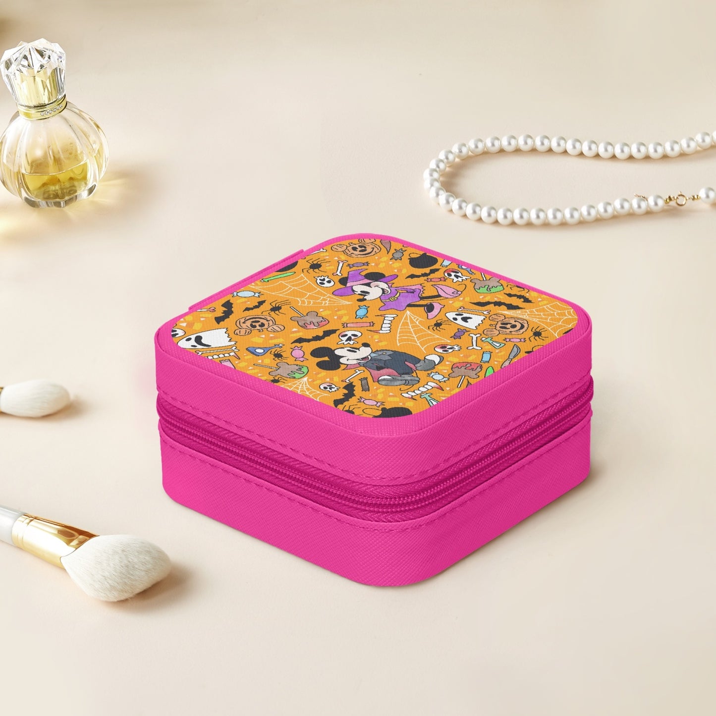 Mickey's No So Scary Leather Jewelry Box