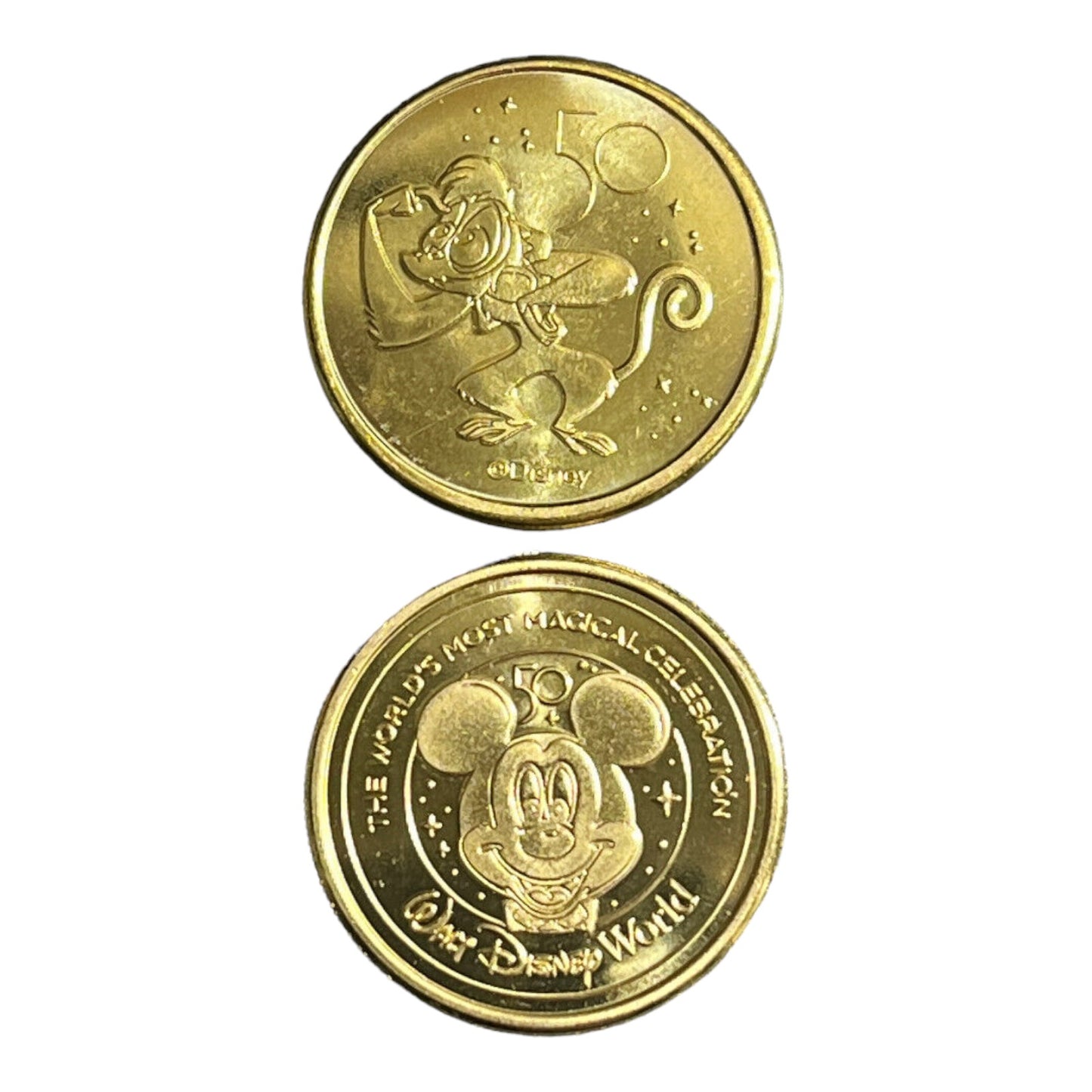 Abu Walt Disney World 50th Gold Medallion