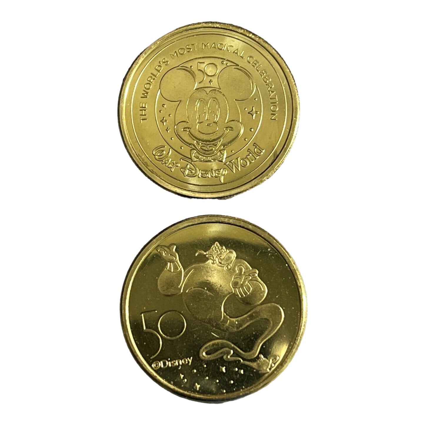 Genie Walt Disney World 50th Gold Medallion