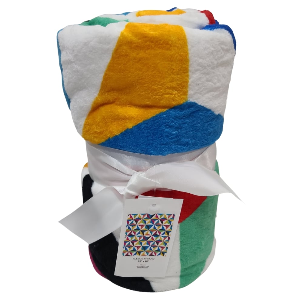 Colorful Geodesic Design Disney Parks Throw Blanket - Epcot