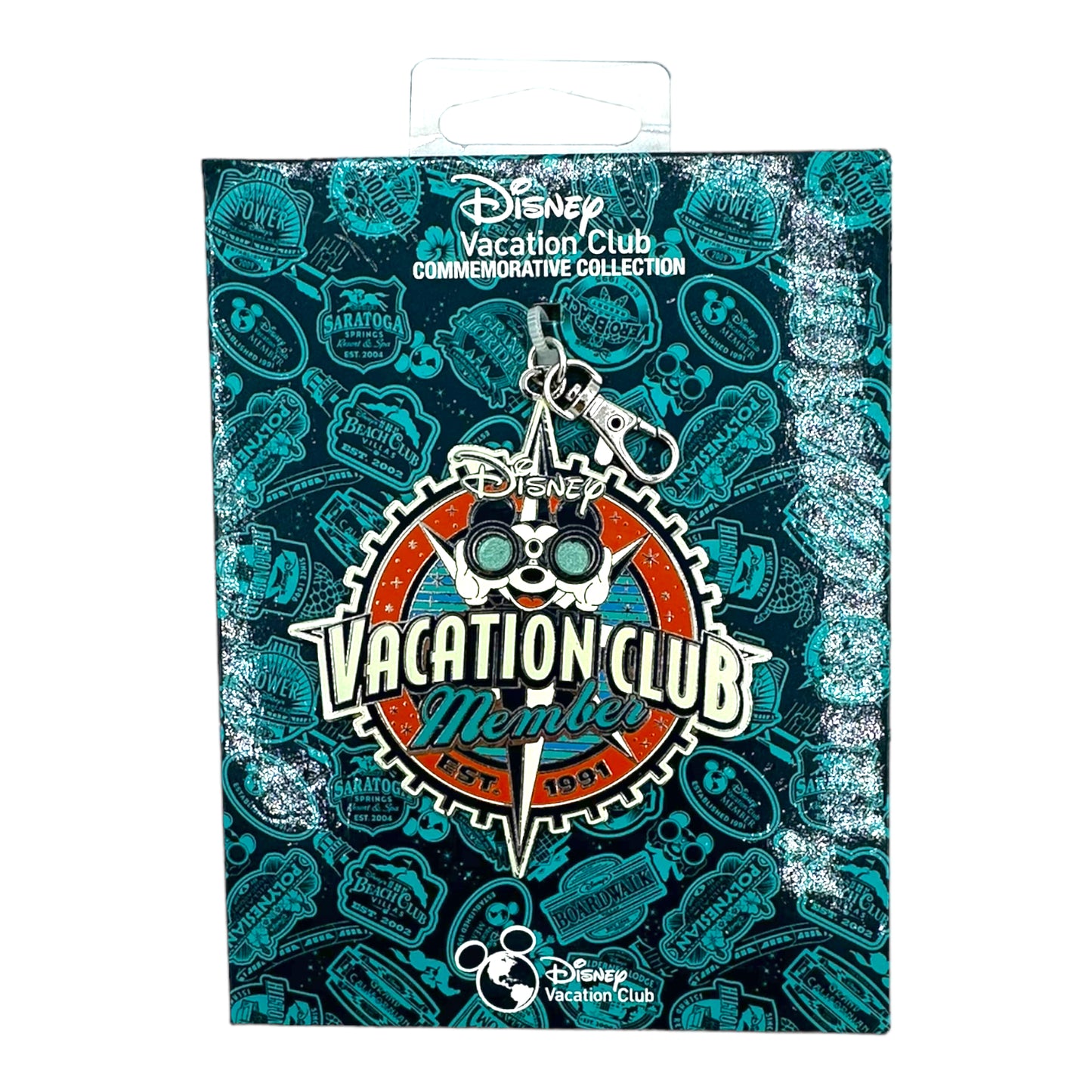 Disney Vacation Club DVC Commemorative Collection Lanyard Metal