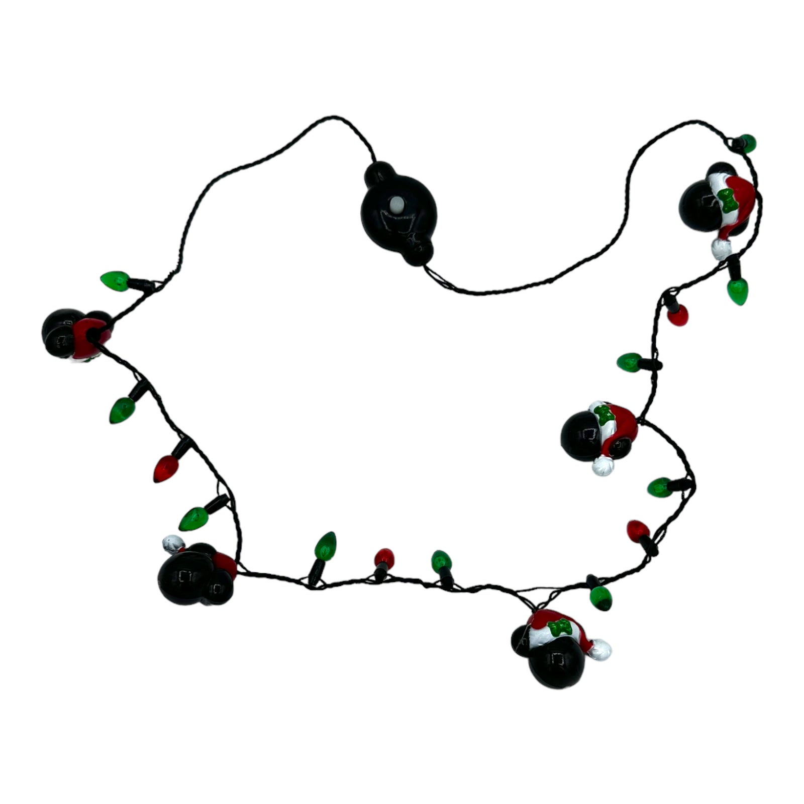 Mickey mouse light on sale up christmas necklace