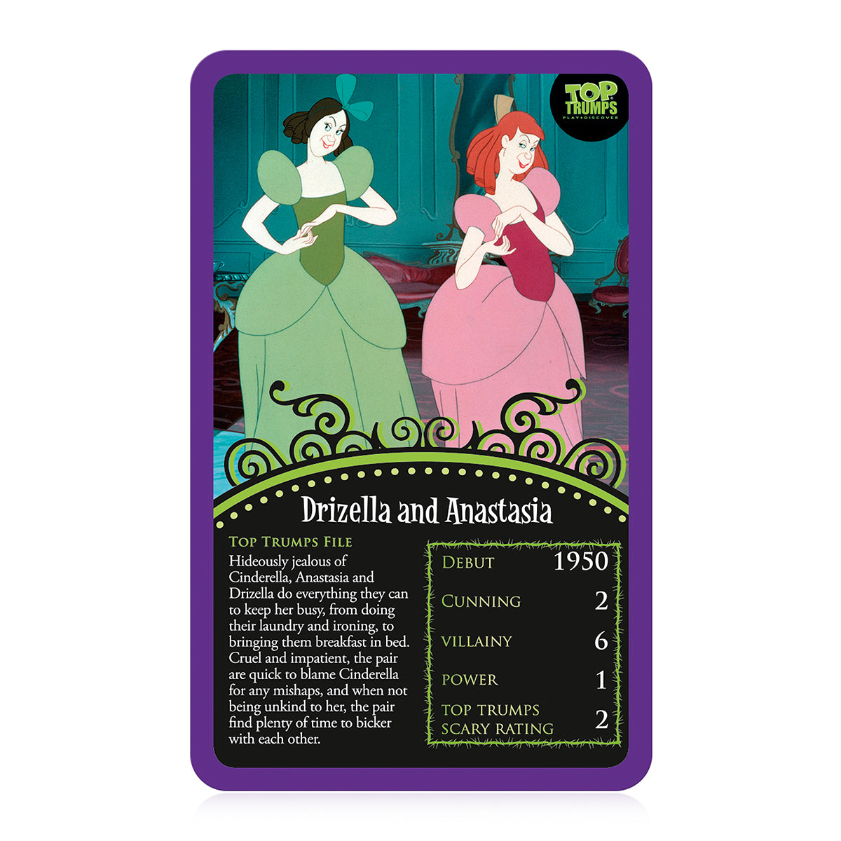 Disney Wickedly Devious Top Trumps Card Game