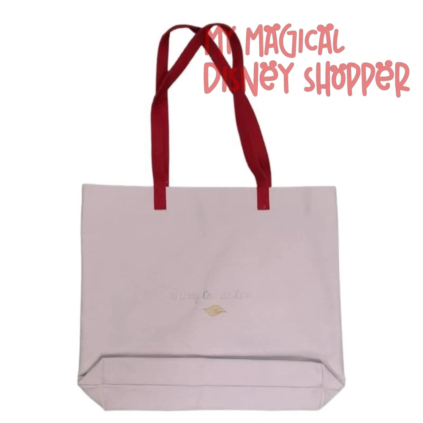 A Holiday At Sea Disney Canvas Tote Bag - Holiday Snowman Mickey - Disney Cruise Line