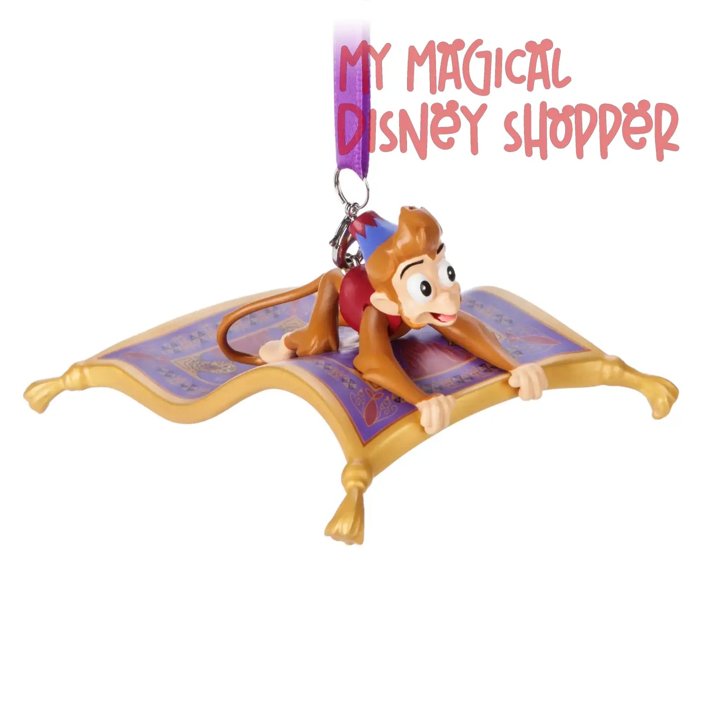 Abu and Magic Carpet Figural Ornament – Aladdin