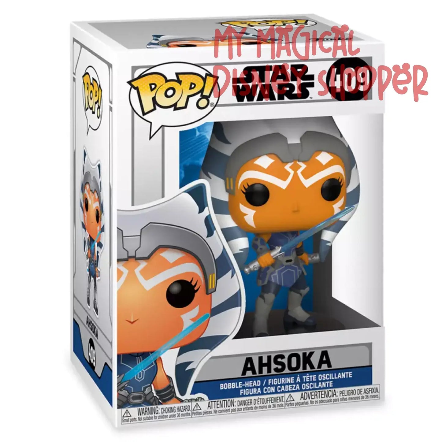 Ahsoka Tano Funko Pop! Vinyl Bobble-Head – Star Wars: The Clone Wars #409