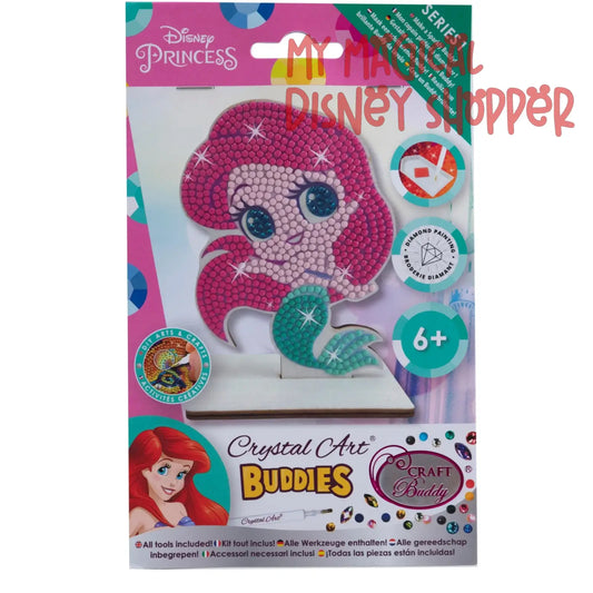 Ariel Little Mermaid Crystal Art Buddies Kit