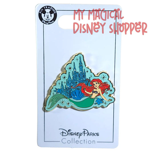 Ariel the Little Mermaid with Atlantis: Disney Parks Collection Pin