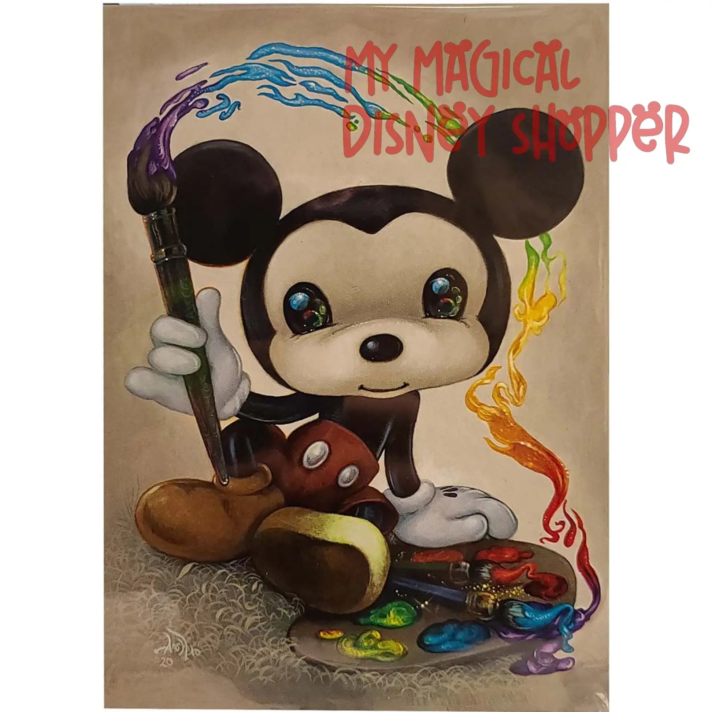 Artist Mickey Disney Artist Postcard - Jasmine Becket-Griffith