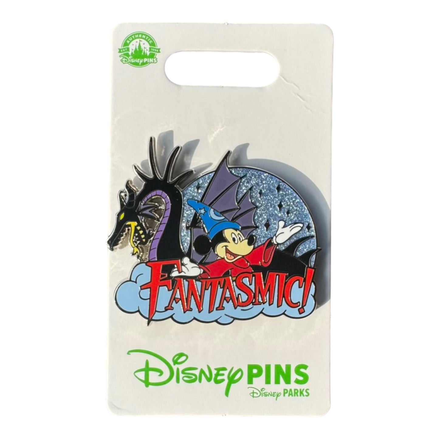 Fantasmic Pin - Maleficent and Mickey Mouse