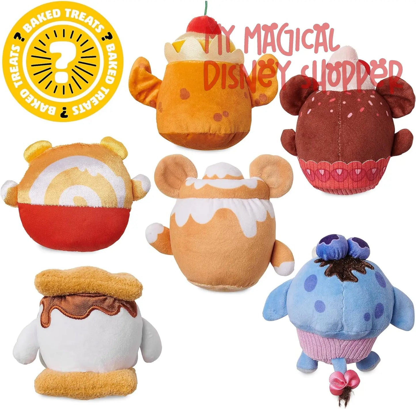 Baked Treats Disney Munchlings Mystery Scented Plush – Micro 4 3/4 Inches