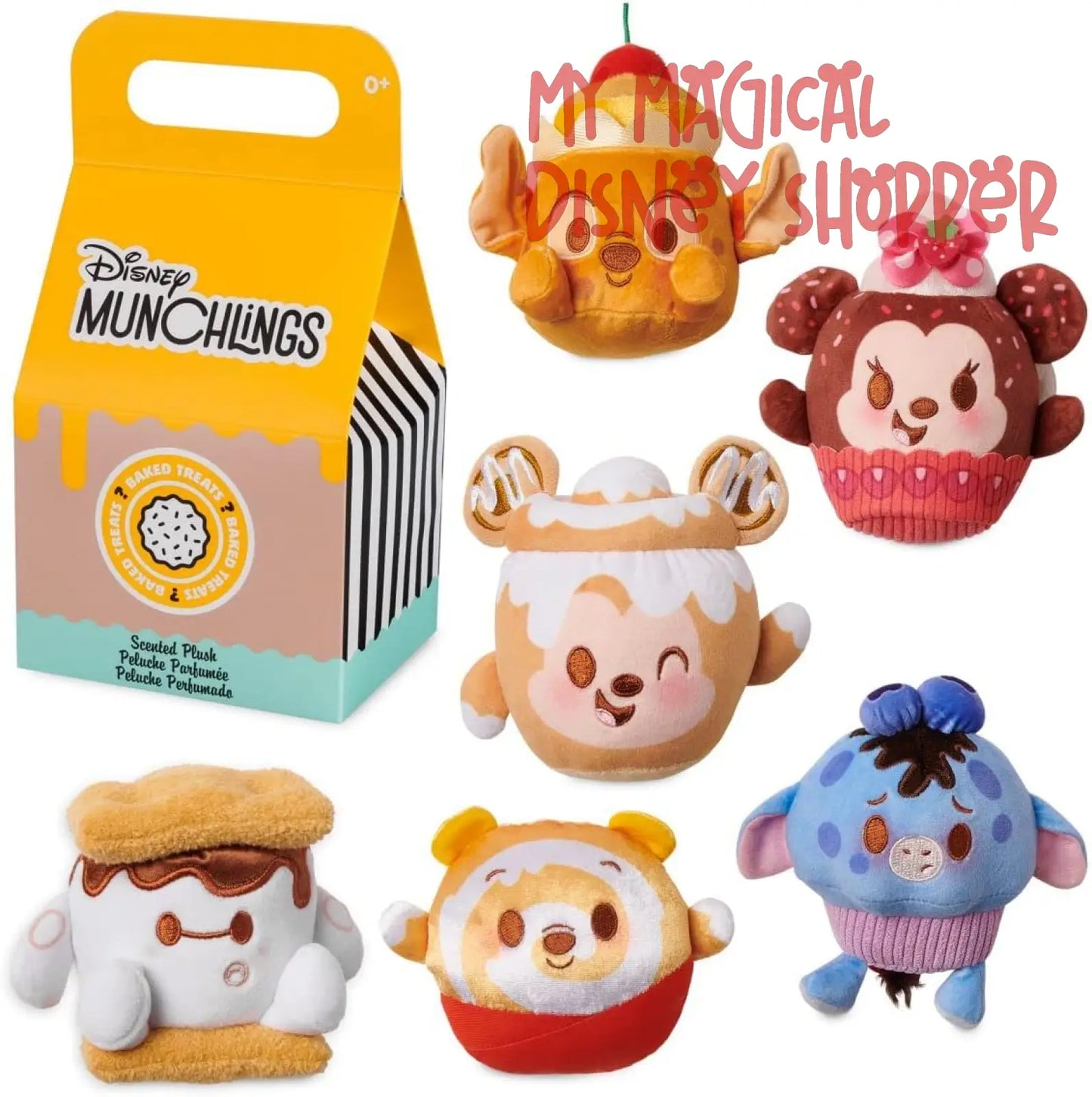 Baked Treats Disney Munchlings Mystery Scented Plush – Micro 4 3/4 Inches