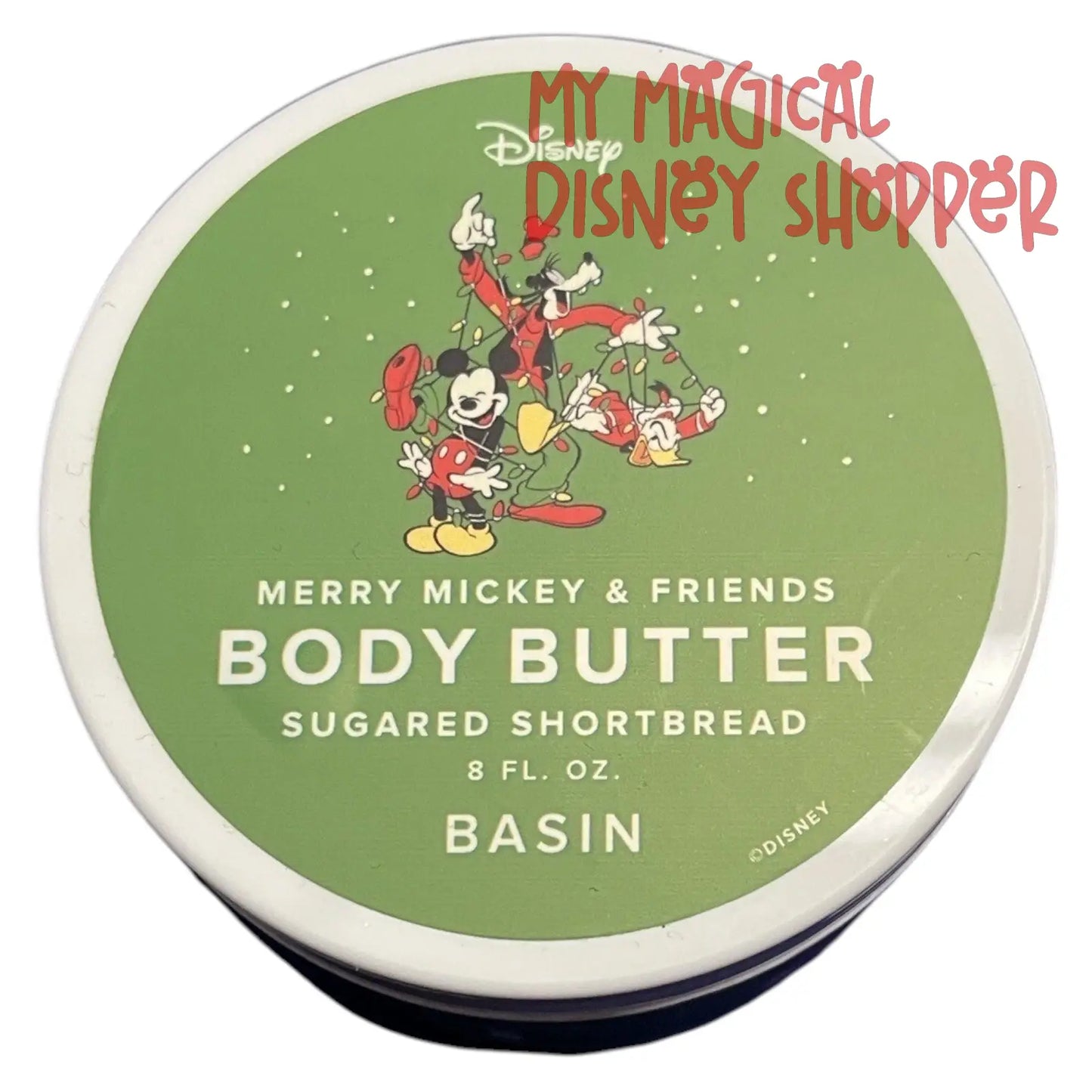 Basin Merry Mickey and Friends Sugared Shortbread Body Butter - 8 Ounces