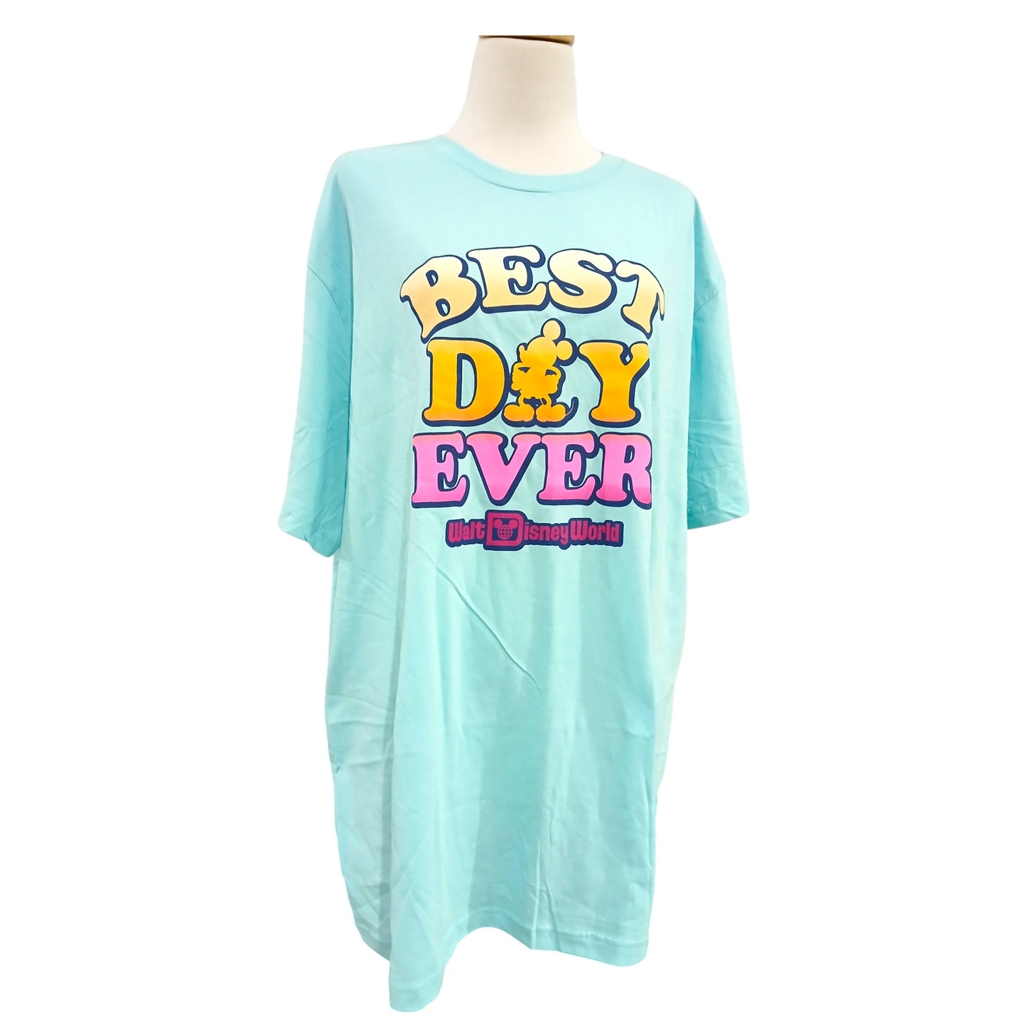 Teal Disney Parks “Best Day Ever” T-Shirt – Size 2XL ✨🏰💖