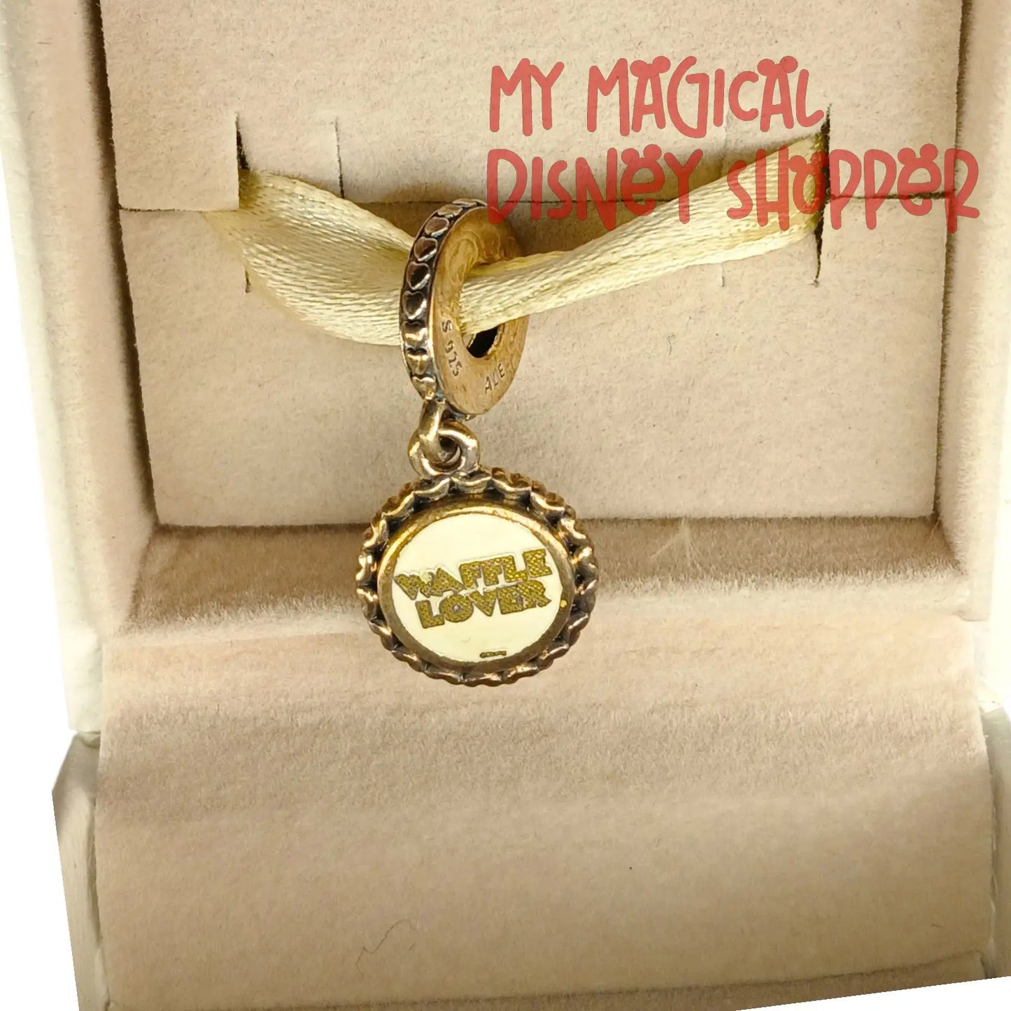 Disney Mickey Waffle Lover Pandora Dangle Charm 2022