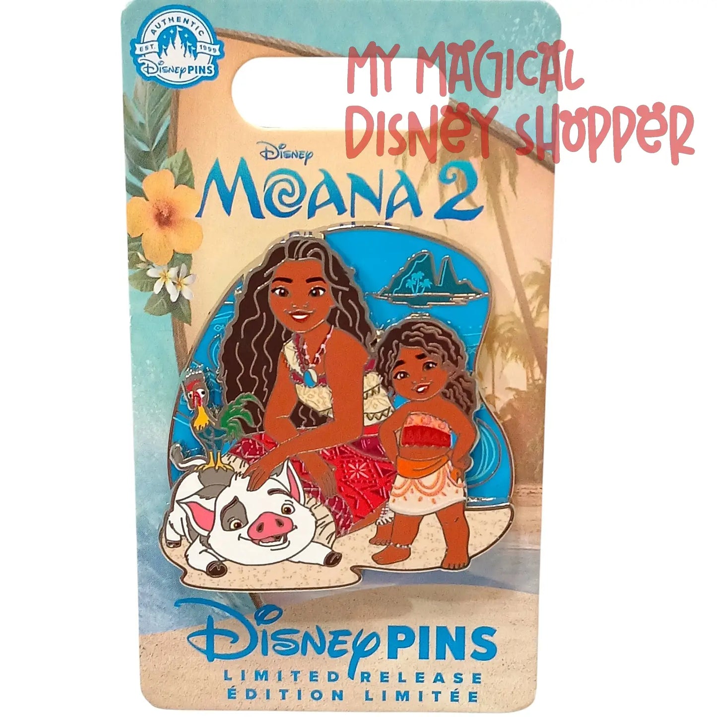 Disney Parks 2024 Moana 2 Moana & Simea Limited Release Pin