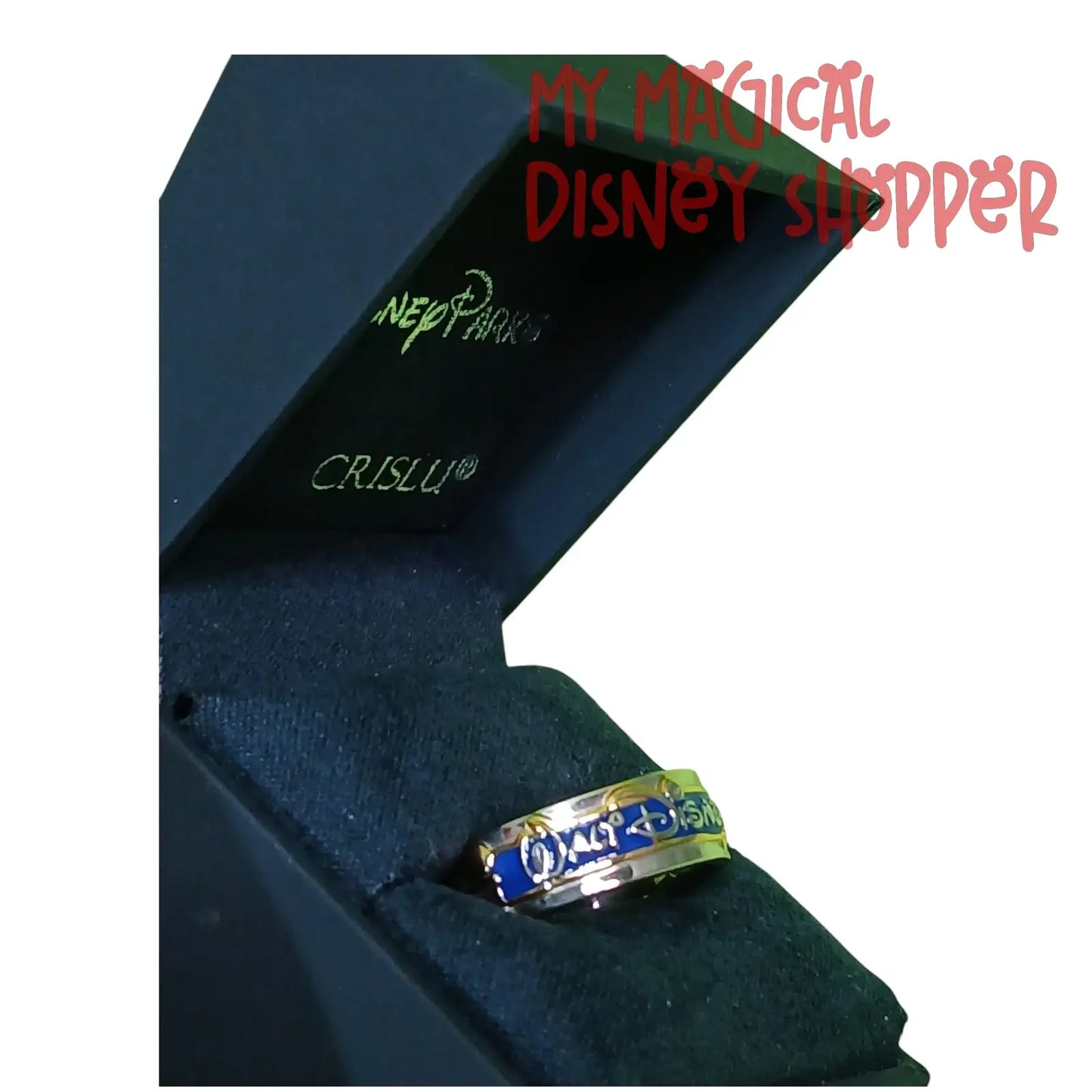 Walt Disney World CRISLU Entrance Marquee Size 8 Ring