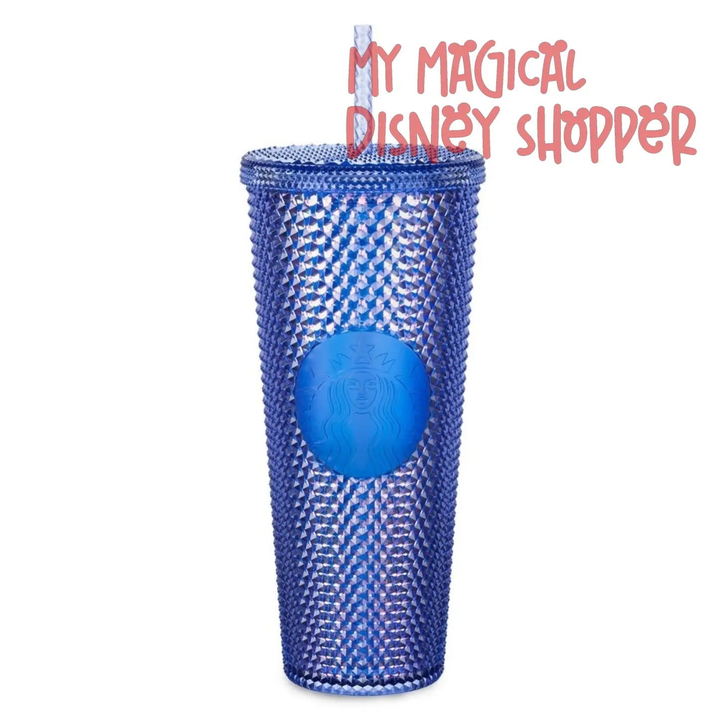 Blue Disneyland Geometric Starbucks Tumbler