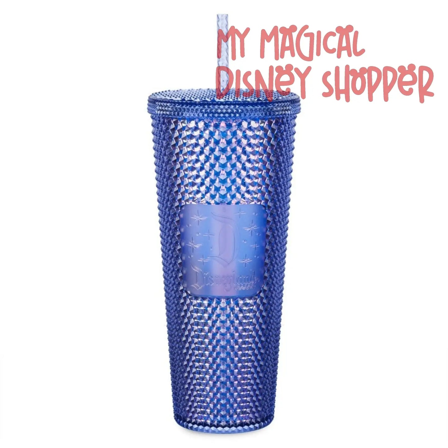 Blue Disneyland Geometric Starbucks Tumbler