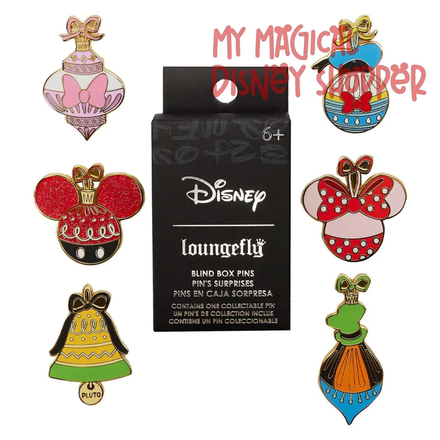 Disney Loungefly Blind Box Pin - Mickey & Friends Ornaments