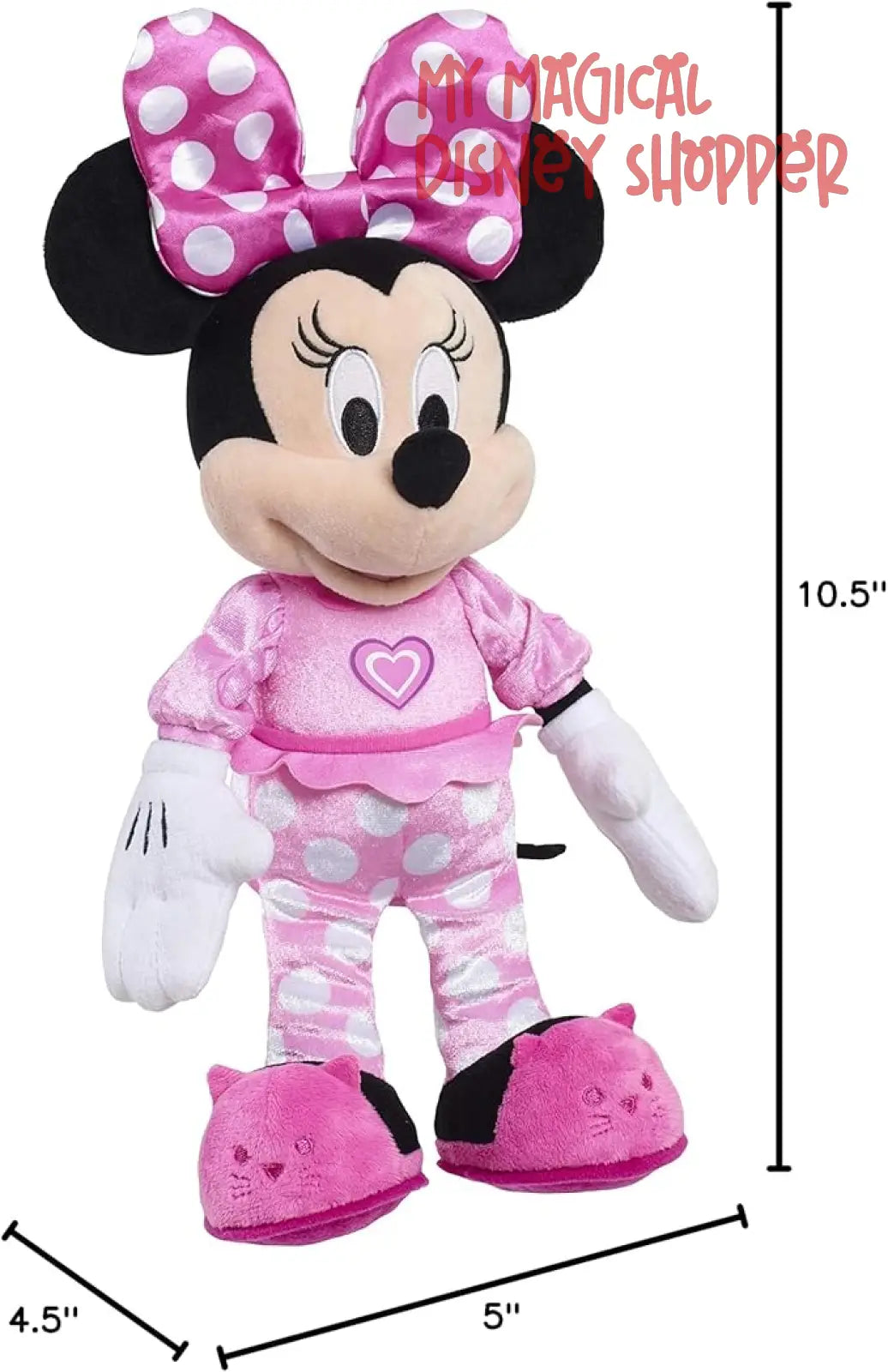 Minnie Mouse Happy Helpers Singing Plush, Officially Licensed Kids Toys for Ages 3 Up by Just Play