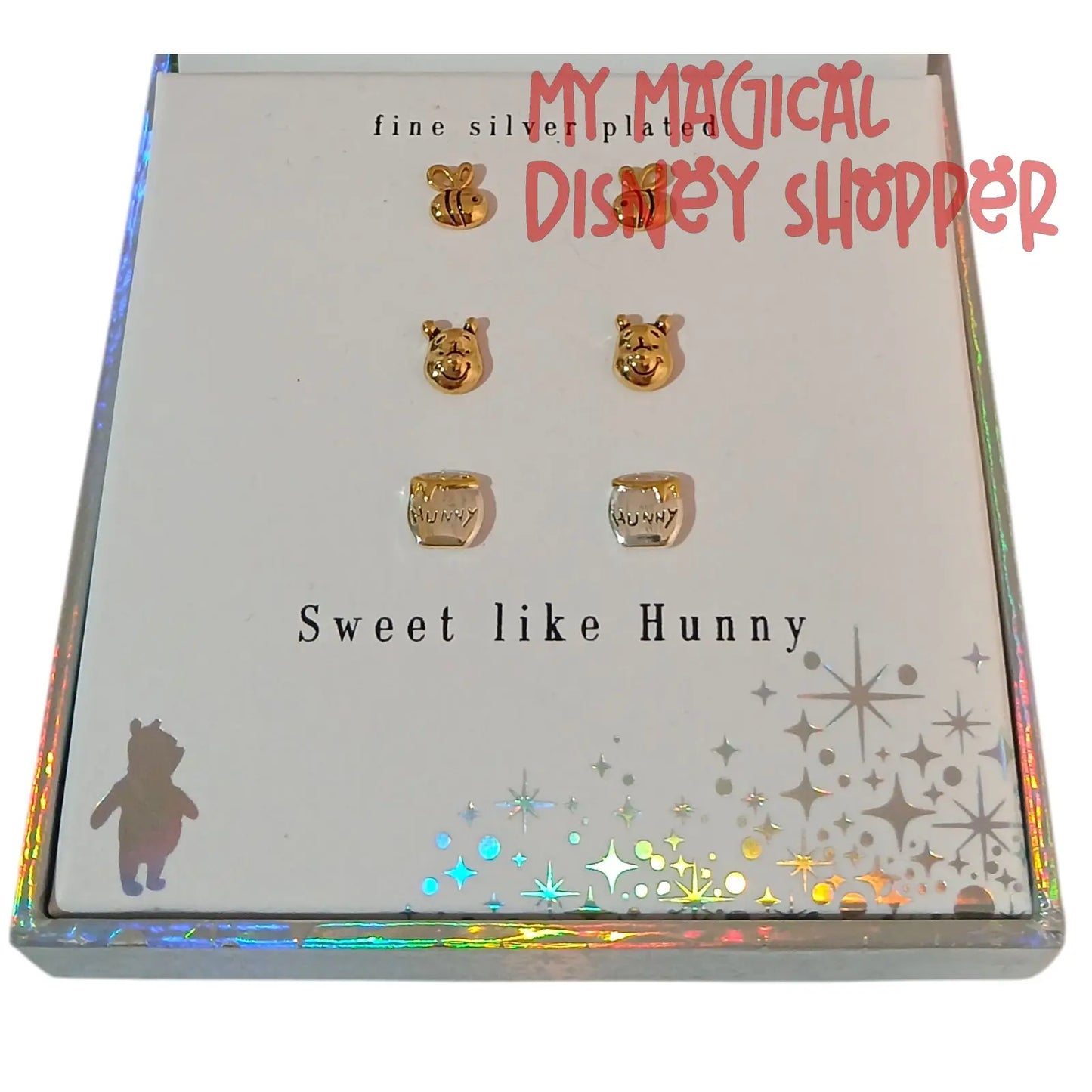 Disney Winnie The Pooh "Sweet Like Hunny" Earrings