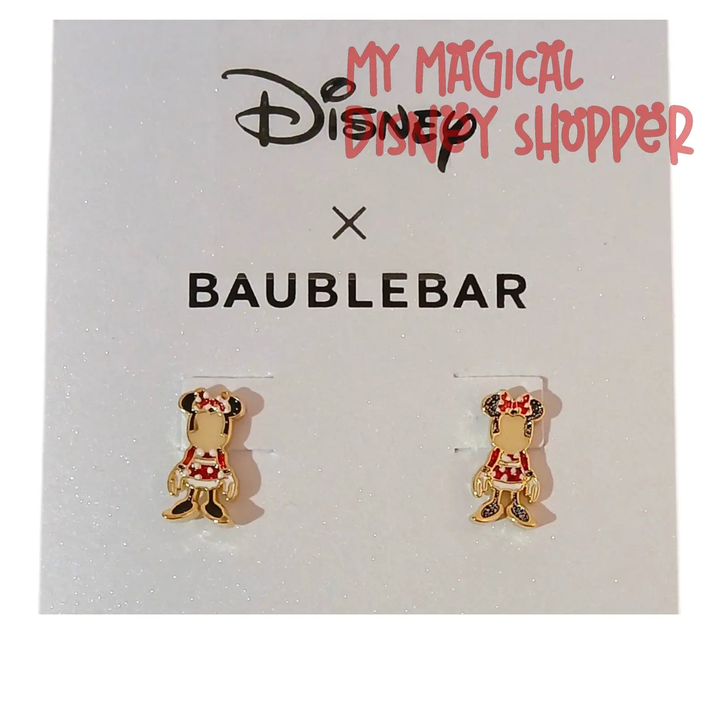 Disney x Baublebar Minnie Mouse Stud Earring