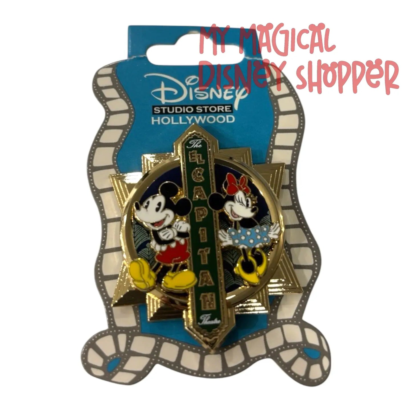 Disney Studio Store Hollywood Mickey & Minnie El Capitan Theater Pin