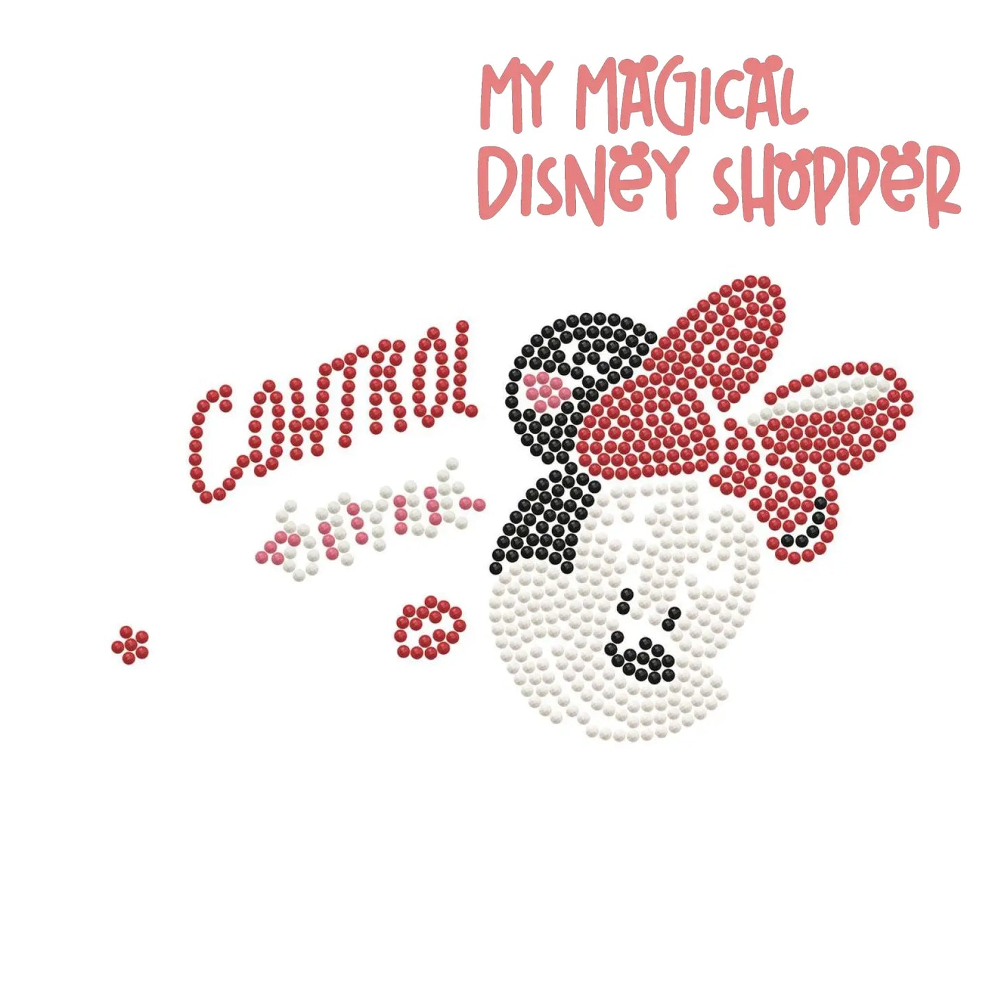 Camelot® Dots DOTZIES® Minnie Mouse Zipper Pouch Kit, Round Diamonds