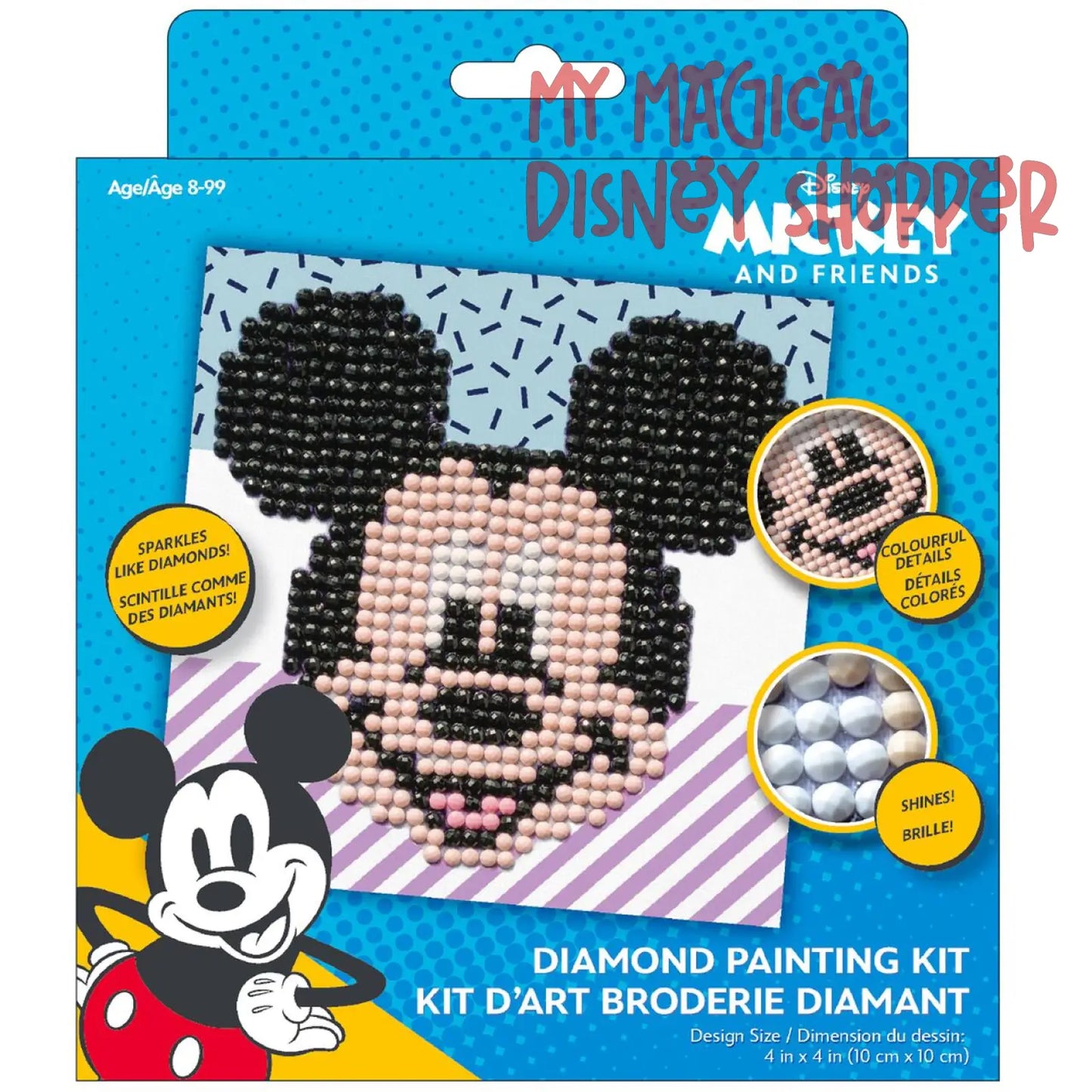 Camelot® Dots Mickey Mouse Fun Diamond Painting Kit