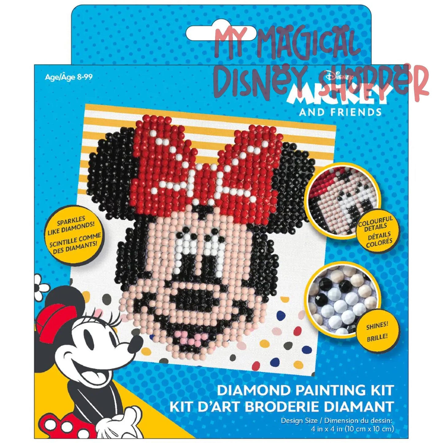 Camelot® Dots Minnie Mouse Fun Diamond Painting Kit