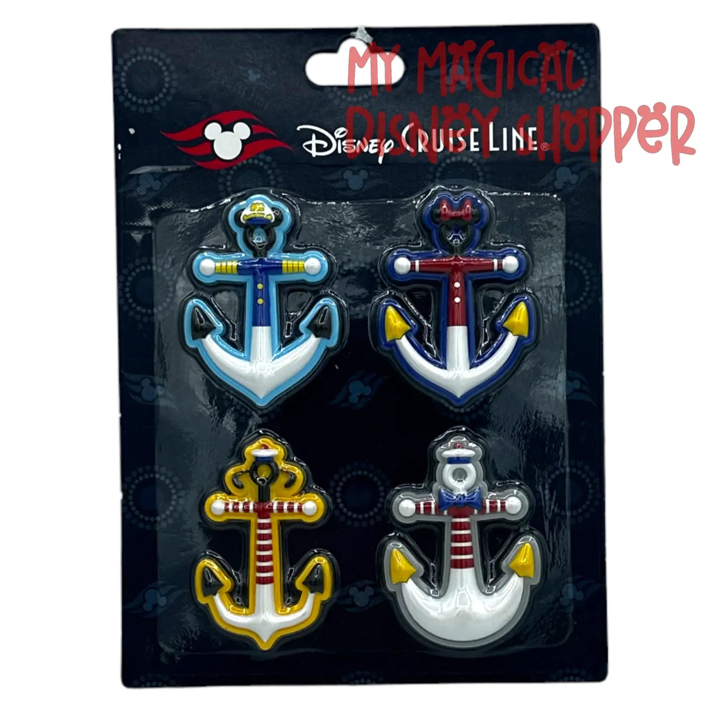 Character Anchor Magnet Set of Four - Disney Cruise Line