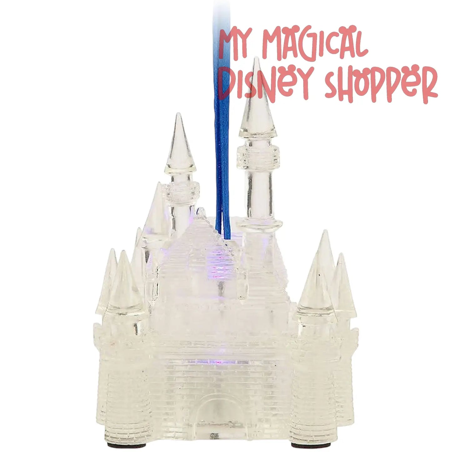 Cinderella's Castle Ornament - Light Up LED Color Changing