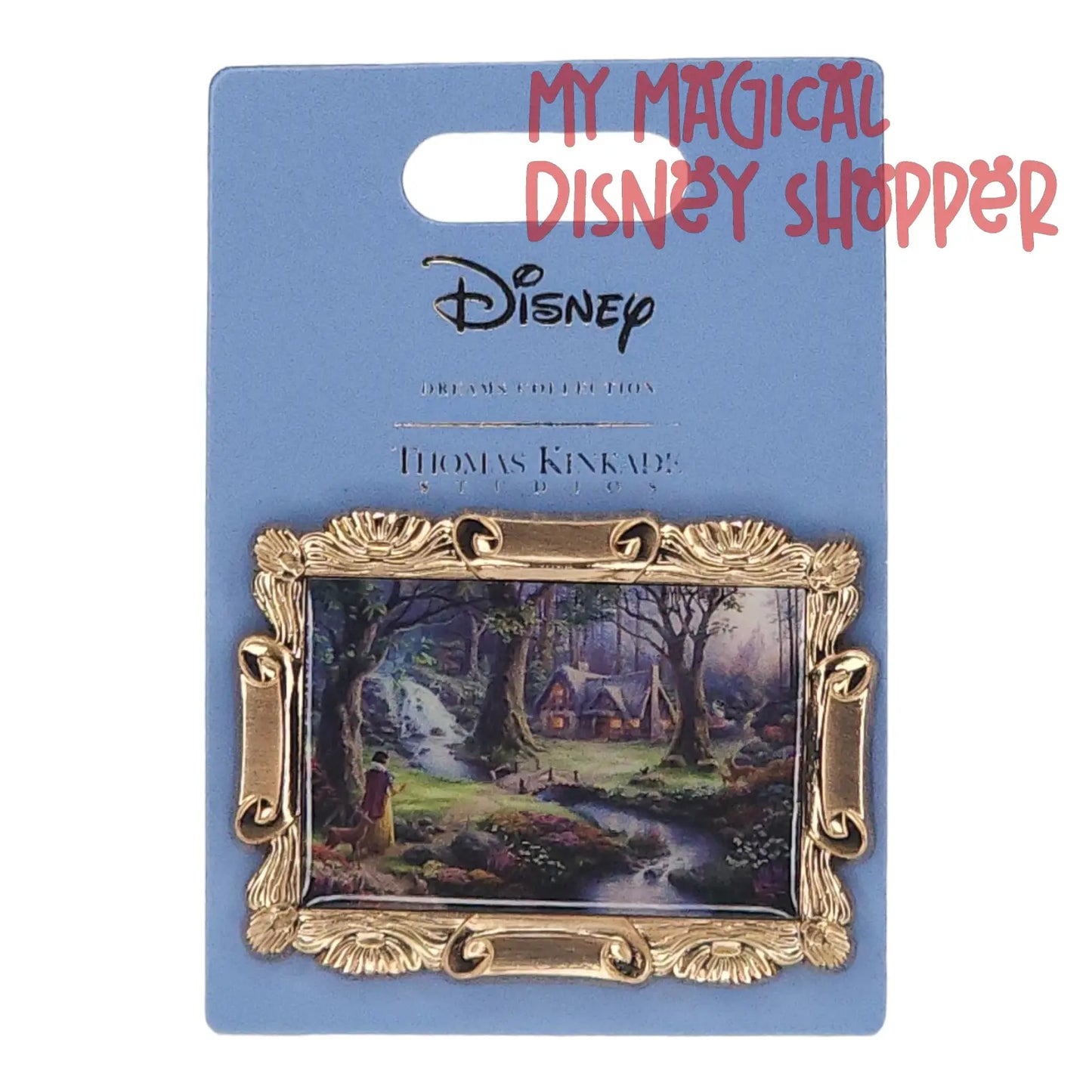 D23 Exclusive Snow White Painting Pin - Dreams Collection - Thomas Kinkade Studios - Limited Edition 900