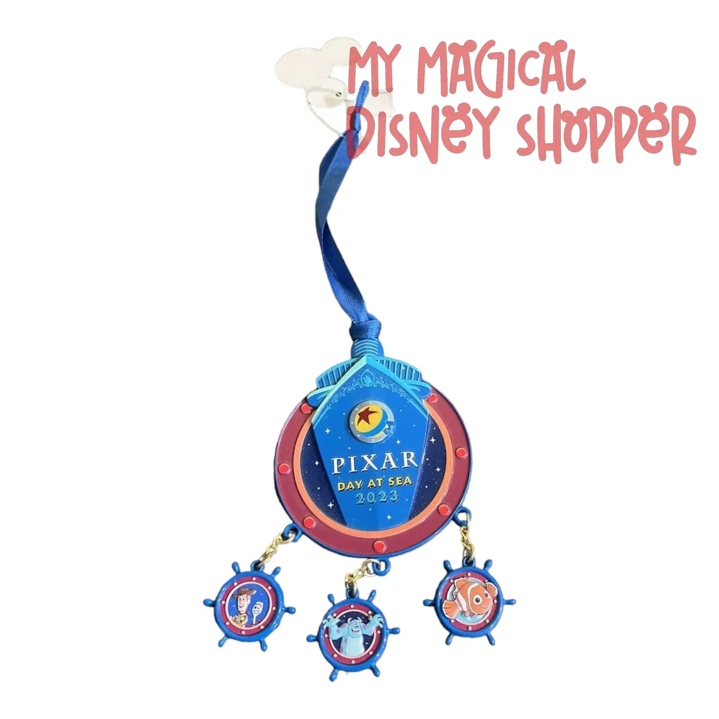 DCL Pixar Day At Sea Inaugural Sailing 2023 Ornament - Disney Cruise Line